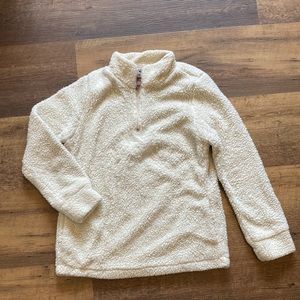 Cream Sherpa 3/4 Zip
